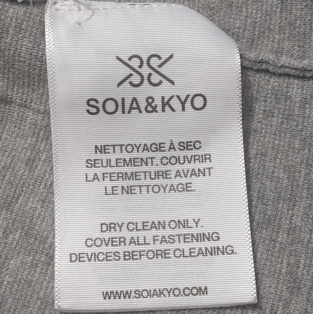 SOIA & KYO Benela Grey cardigan - Picture 14 of 14
